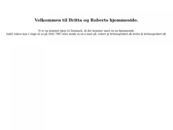 brittaogrobert.dk