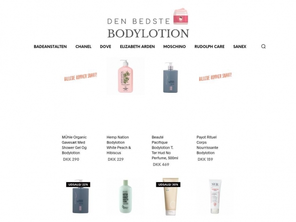 denbedstebodylotion.dk