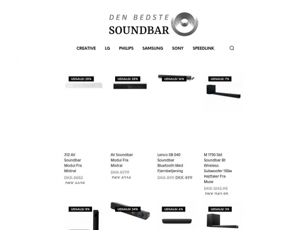 denbedstesoundbar.dk
