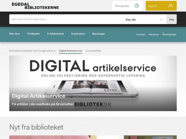 egedalbiblioteker.dk