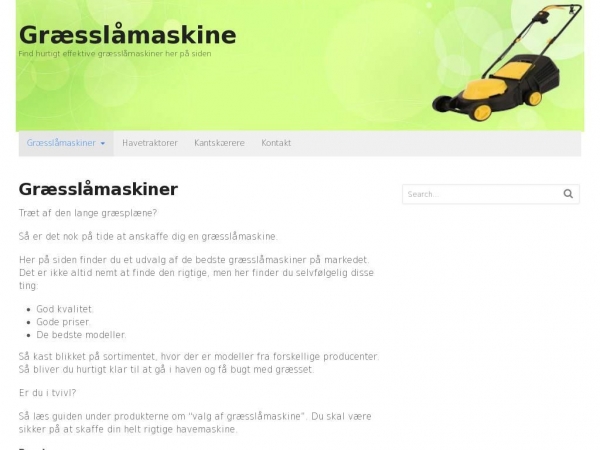 graesslaamaskine.dk
