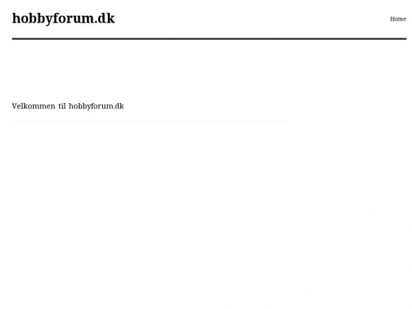 hobbyforum.dk