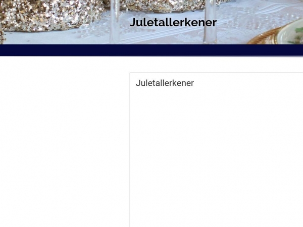 juletallerkener.dk