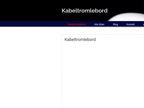 kabeltromlebord.dk