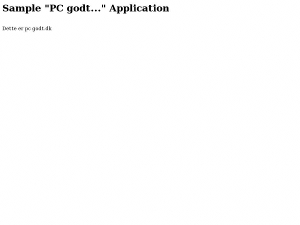 pcgodt.dk