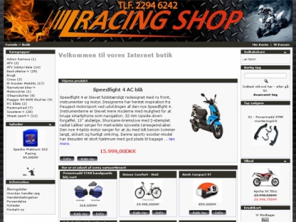 racingshop.dk
