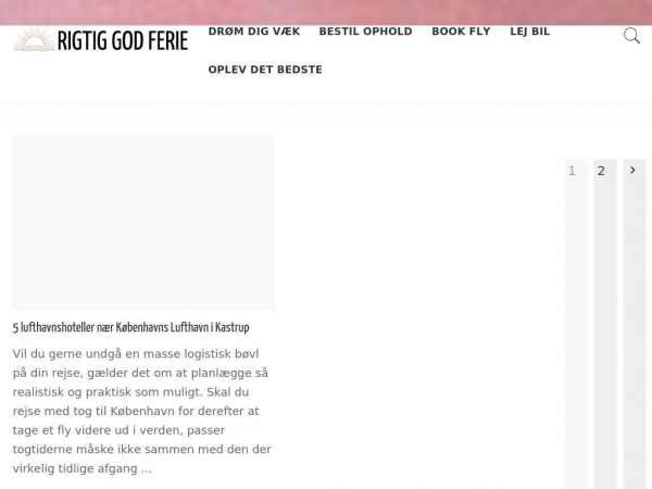 rigtiggodferie.dk