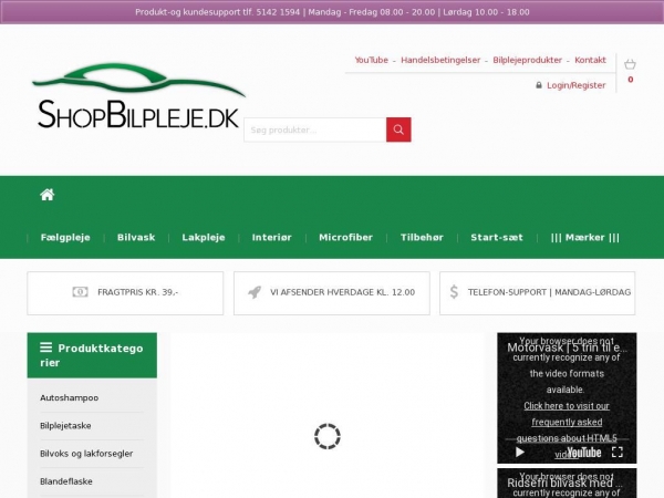 shopbilpleje.dk