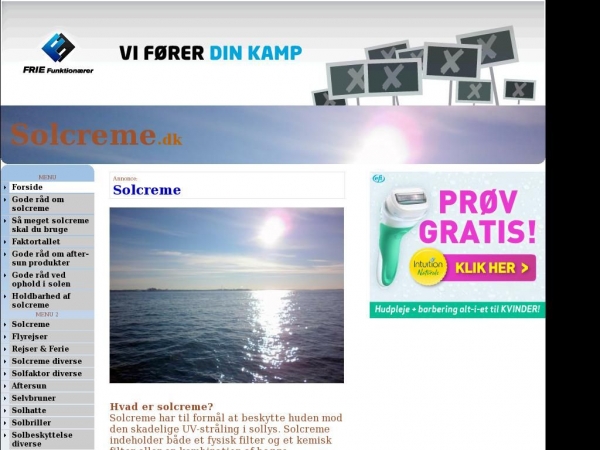 solcreme.dk
