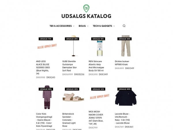 udsalgskatalog.dk