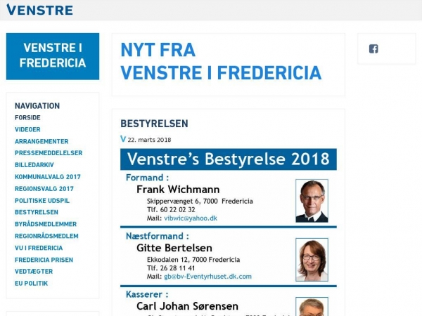 venstrefredericia.dk